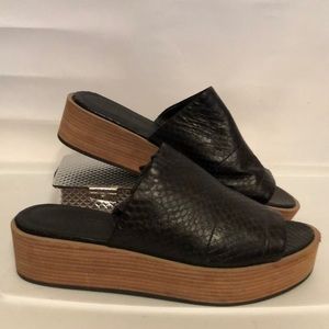 Vince Slide on Platform Sandals (barely worn)